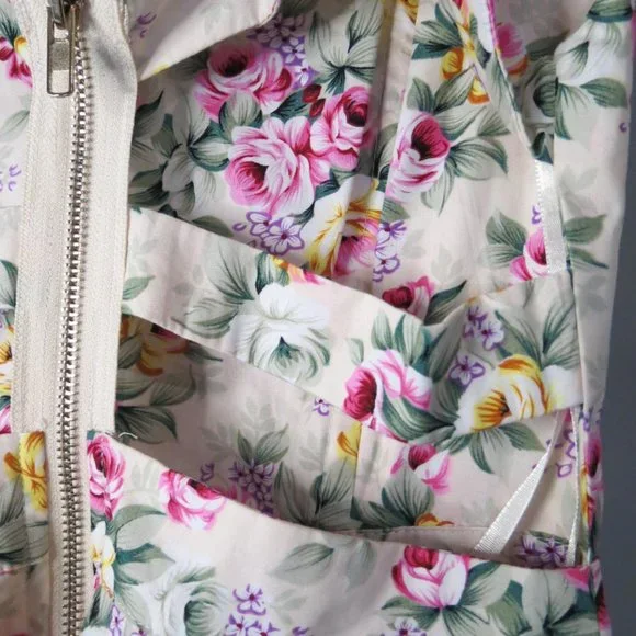 PAPRIKA - peplum - semi backless dress - size 6 - nwt - Picture 8 of 9